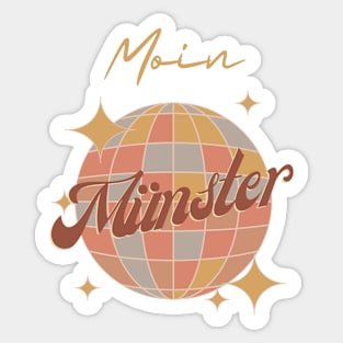Moin Münster Muenster City Germany Sticker